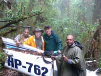 Group at tail boom